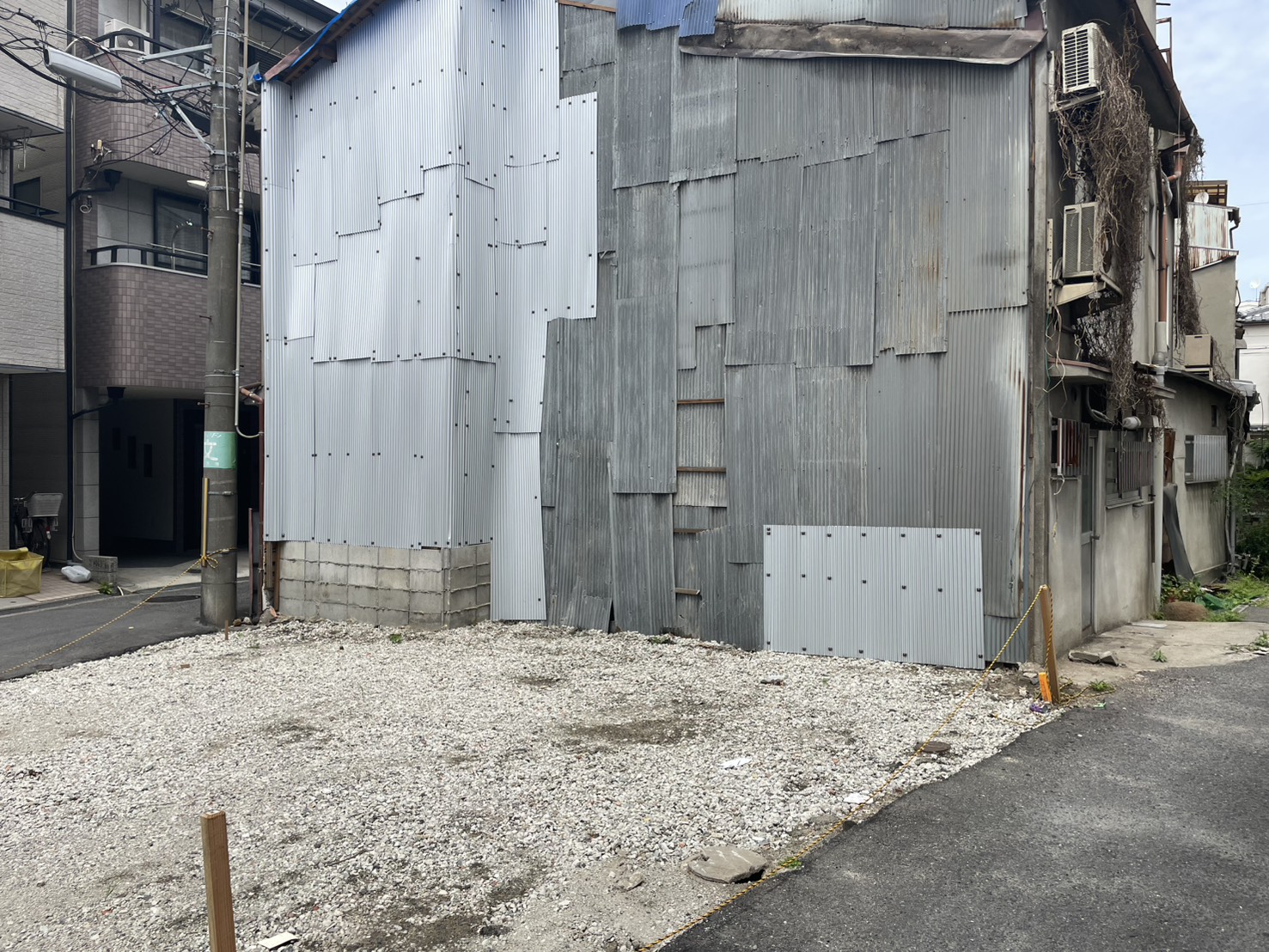 金属製外壁の補修工事