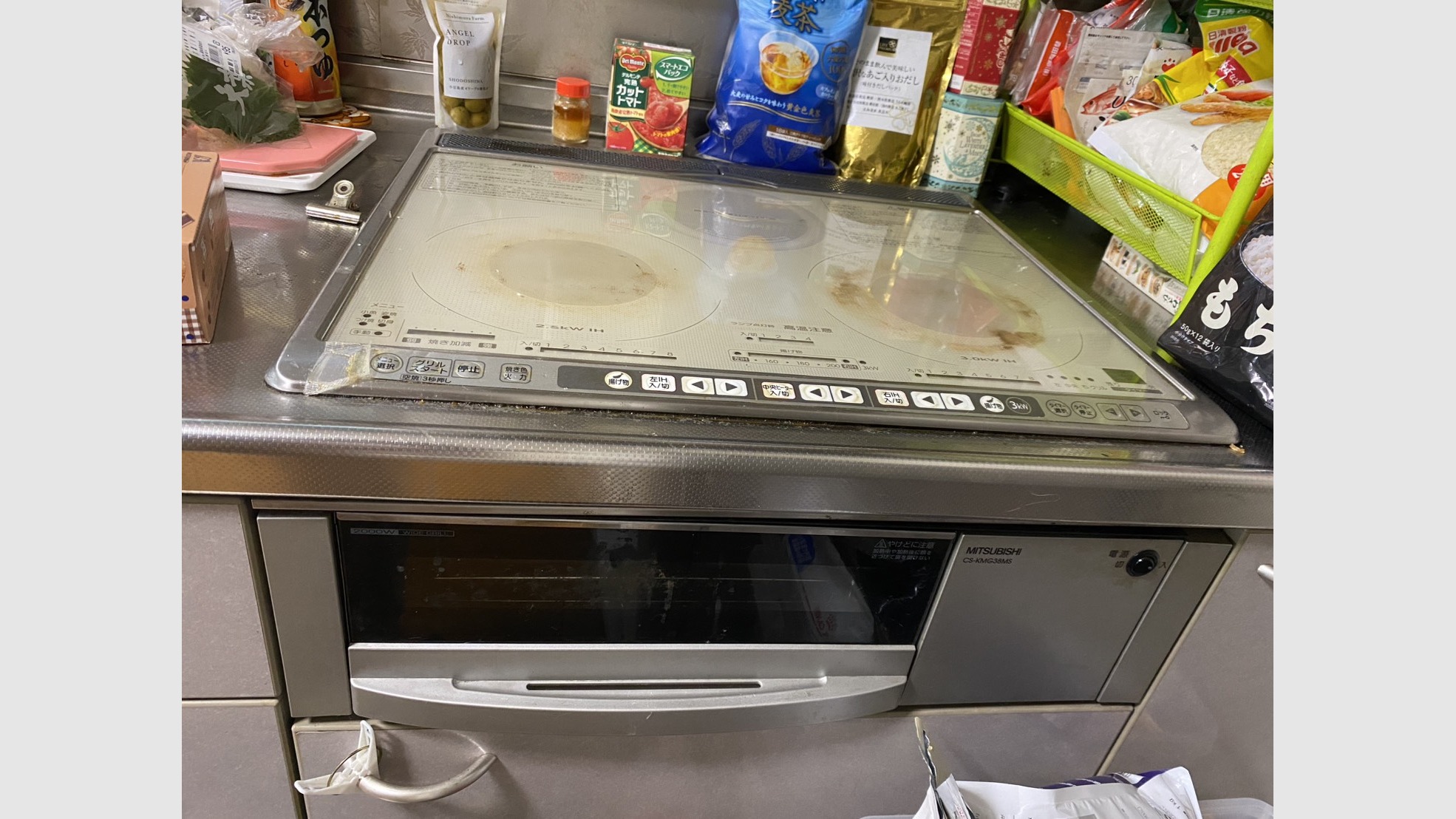 キッチンのIHコンロ交換工事